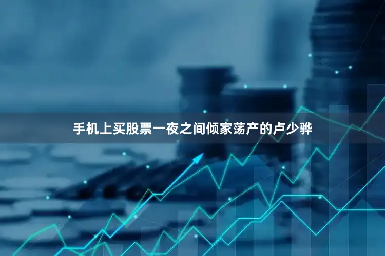 手机上买股票一夜之间倾家荡产的卢少骅