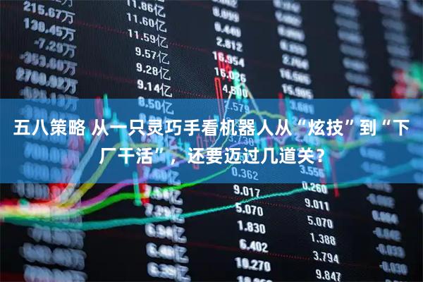 五八策略 从一只灵巧手看机器人从“炫技”到“下厂干活”,还要迈过几道关?